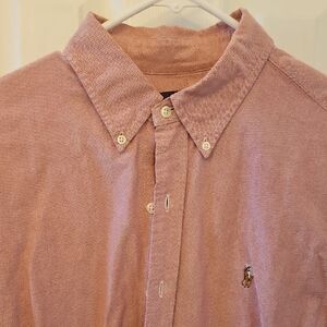 Polo by Ralph Lauren Men's Pink Shirt